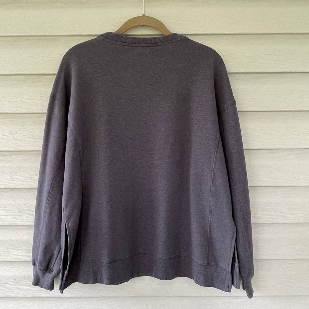 Wildfox Easy Does It Rainbow Gray Pullover Sweats… - image 3